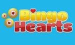 Bingo Hearts logo, part of the 888 and Dragonfish family