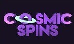 Cosmic Spins logo, a closed Temple Slots sibling