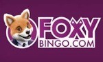 Foxy Bingo homepage and bingo rooms screenshot