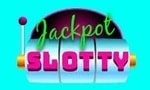 Jackpot Slotty logo, a Jumpman Gaming sister brand