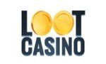 Loot Casino logo, a Jumpman treasure-themed casino