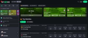 BetOnRed casino homepage screenshot