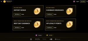 DaVinci’s Gold casino homepage screenshot