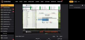 Goldenbet live casino and slots lobby