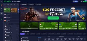 NineWin casino lobby screenshot