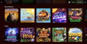 Cocoa Casino games screenshot