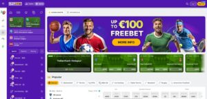 R2PBET casino homepage and game lobby