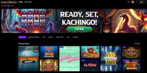 Kachingo Casino lobby screenshot