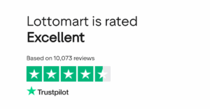 Lottomart player rating summary on Trustpilot