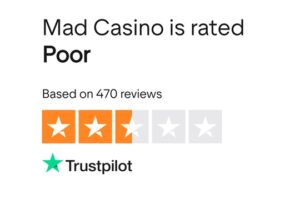 Mad Casino player review screenshot showing payout complaints
