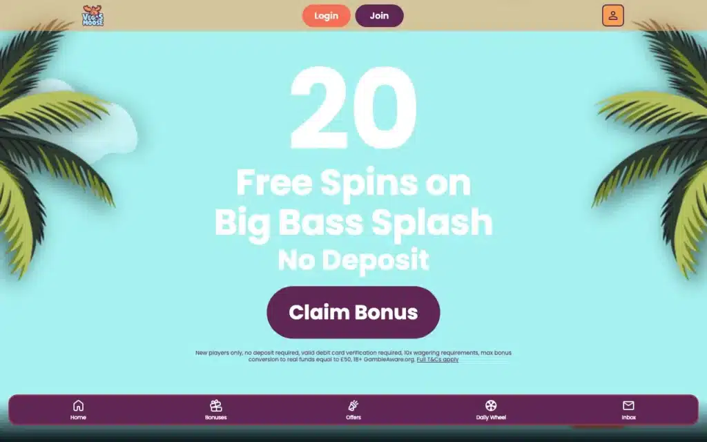 Vegas Moose casino lobby screenshot