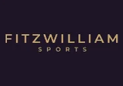 Fitzwilliam Sports logo, the gold wordmark of the Dublin sister bookmaker shown on the same UK licence as Fitzwilliam